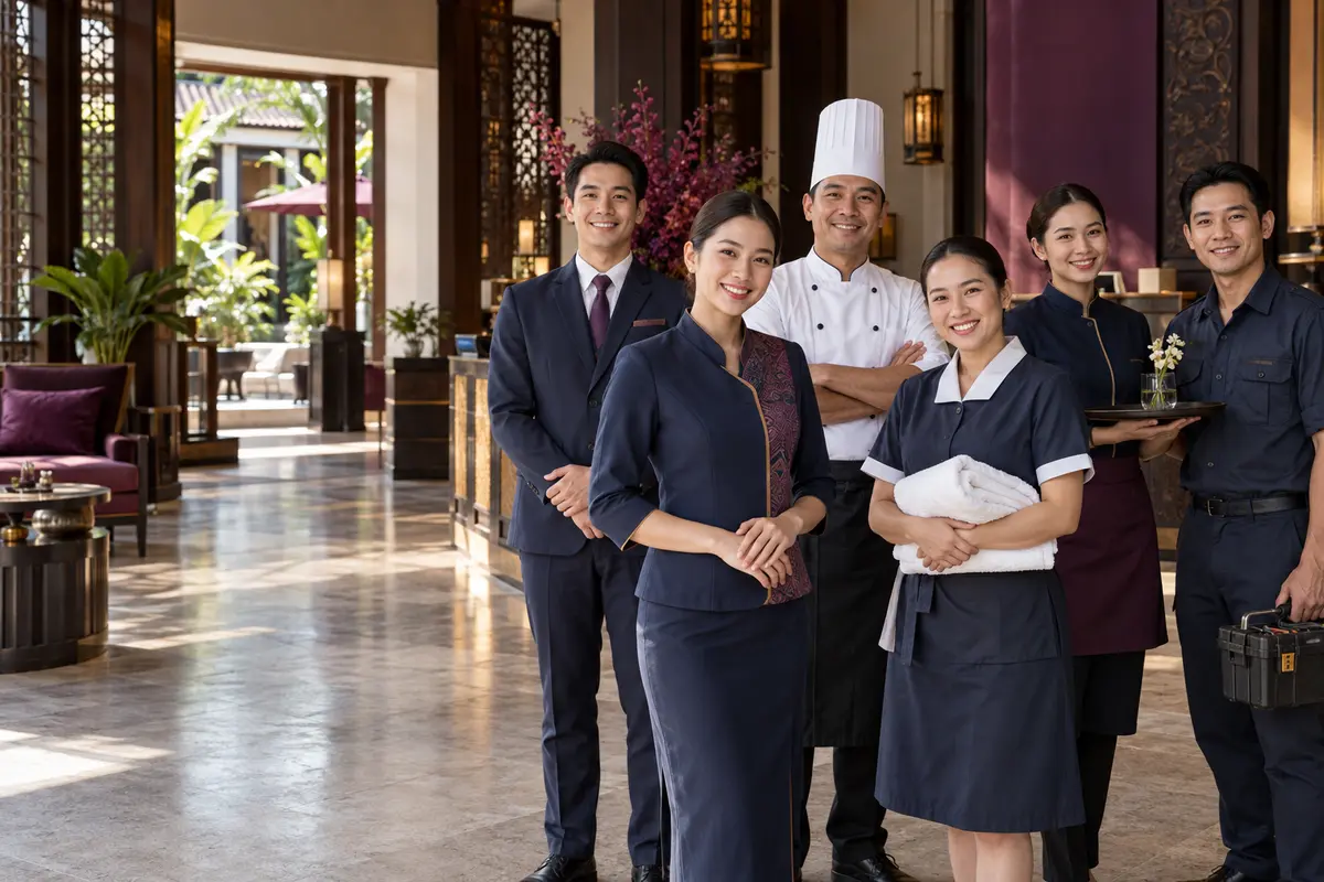 Bangkok hotel team